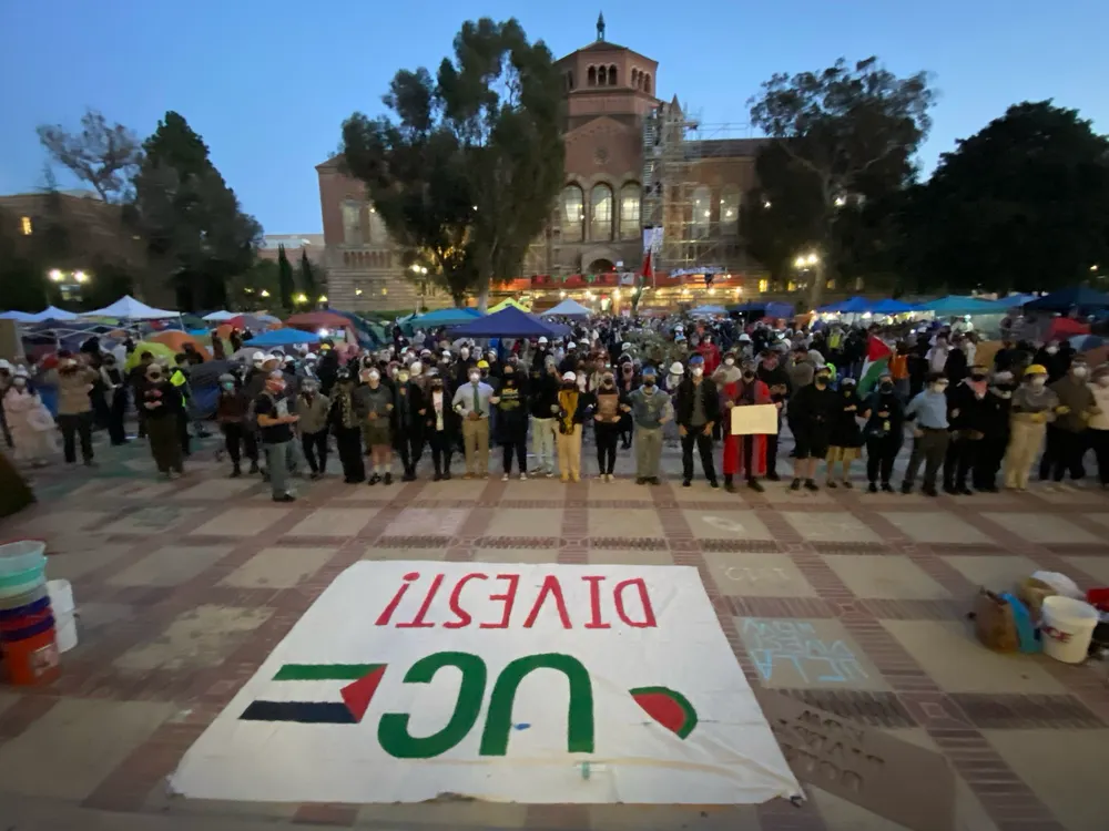 U.S. Demonstrations Touch the Heart of Gaza