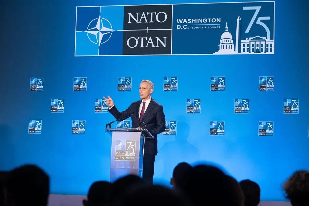 NATO Summit Issues Confrontational Declaration