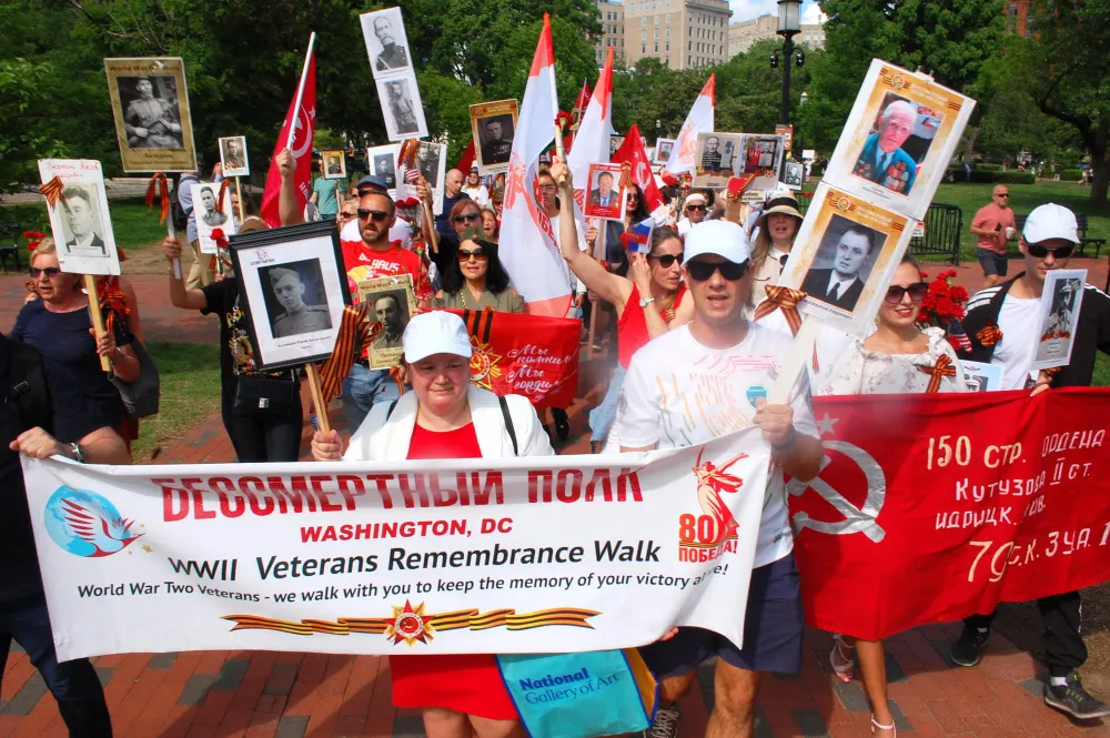 TASS Covers Immortal Regiment March in Washington, Quotes Bill Jones
