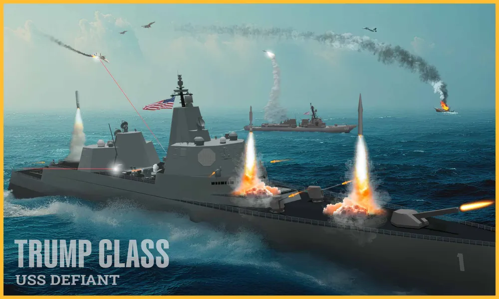 Trump Announces New Battleship for His ‘Golden Fleet’