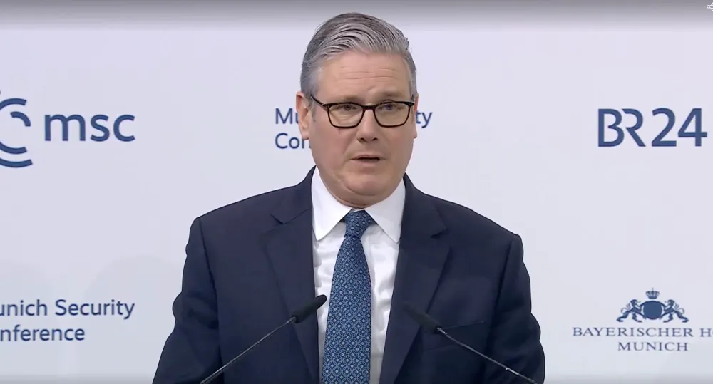 Starmer at Munich: U.K. To Deploy Aircraft Carrier to Arctic This Year 'To Deter Russian Aggression'
