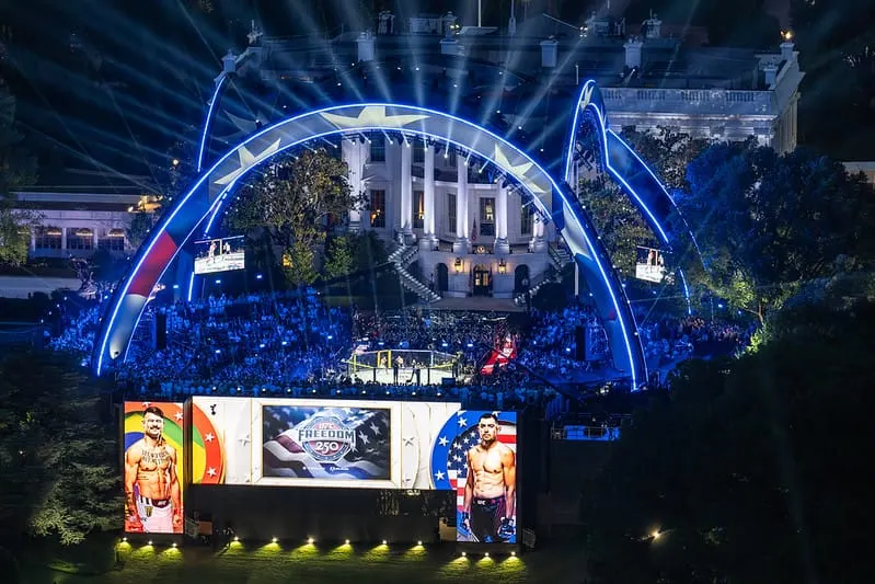 Trump's Bloody UFC Birthday Spectacle