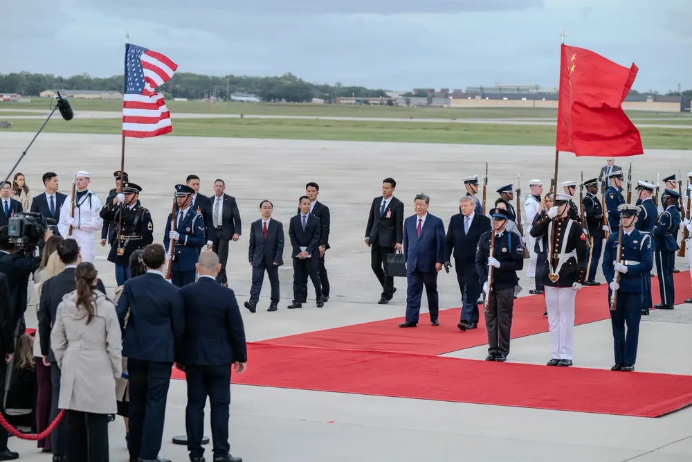 Xi Jinping Arrives in Washington for Three-Day State Visit