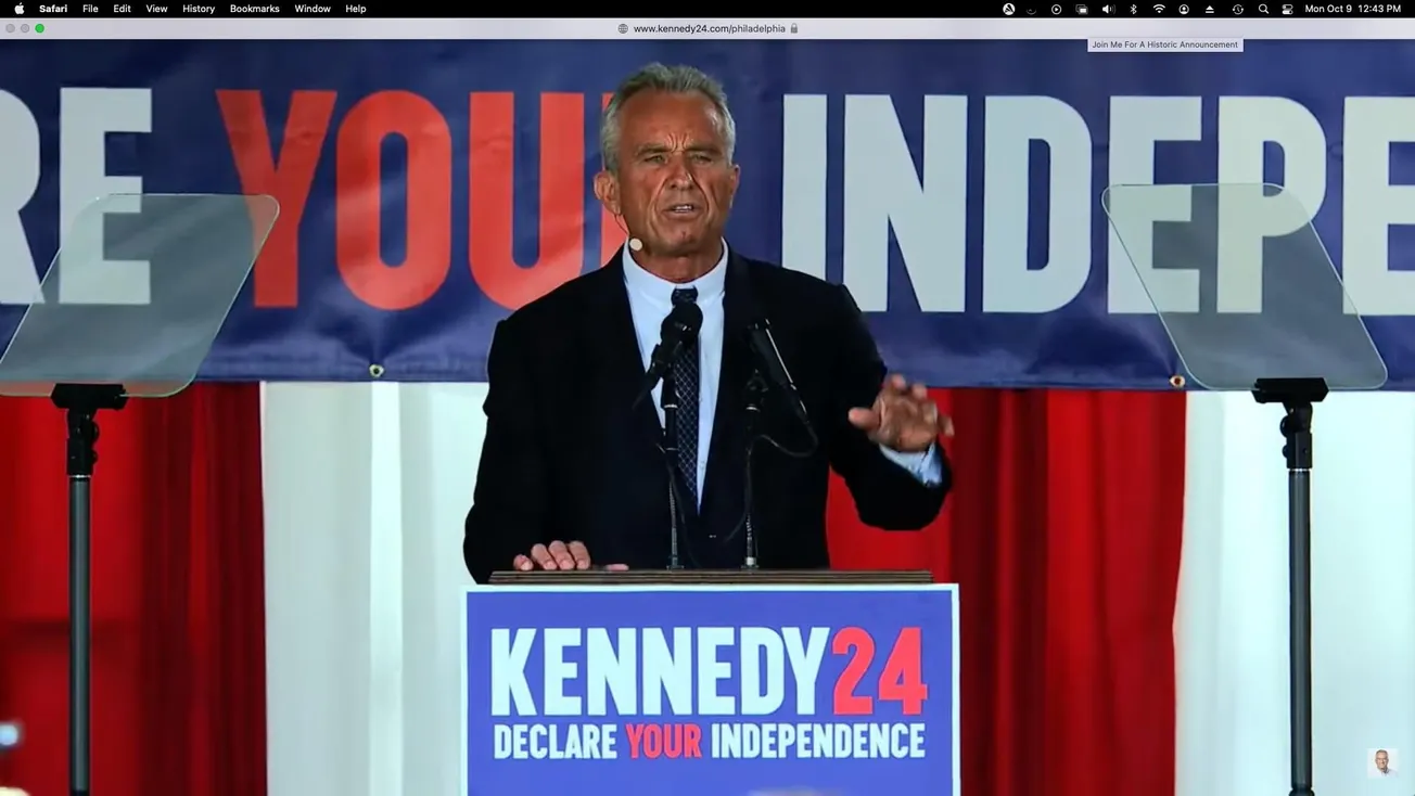 RFK Jr. Warns, If We Don’t Support Israel, ‘China Could Blackmail the World’