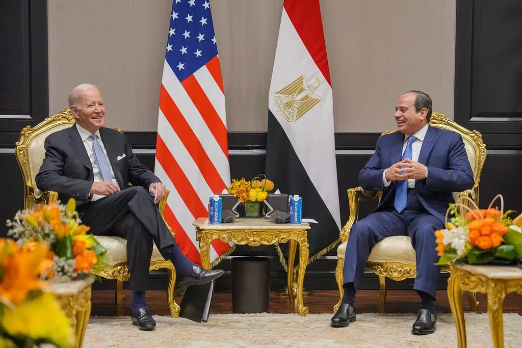Biden and El Sisi Agree on Political and Two-State Solution in Phone Talks