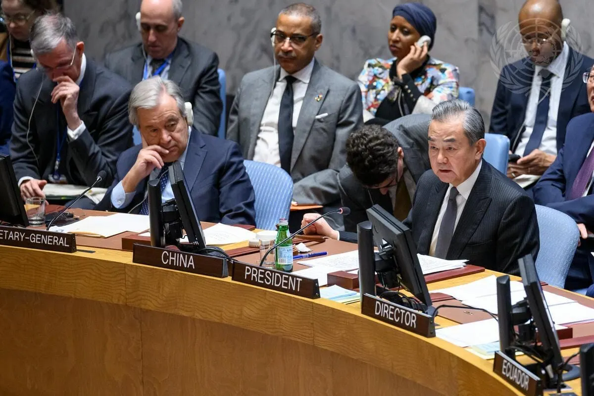 Wang Yi Presses for International Peace Conference To End Southwest Asia Conflict