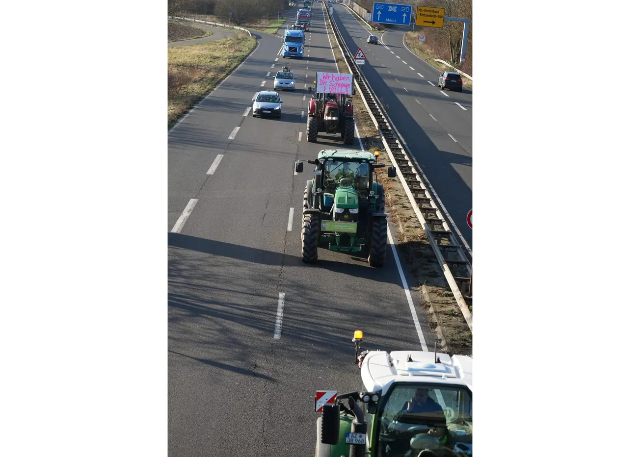 100,000 Tractors Rolling in German Farmers Protest