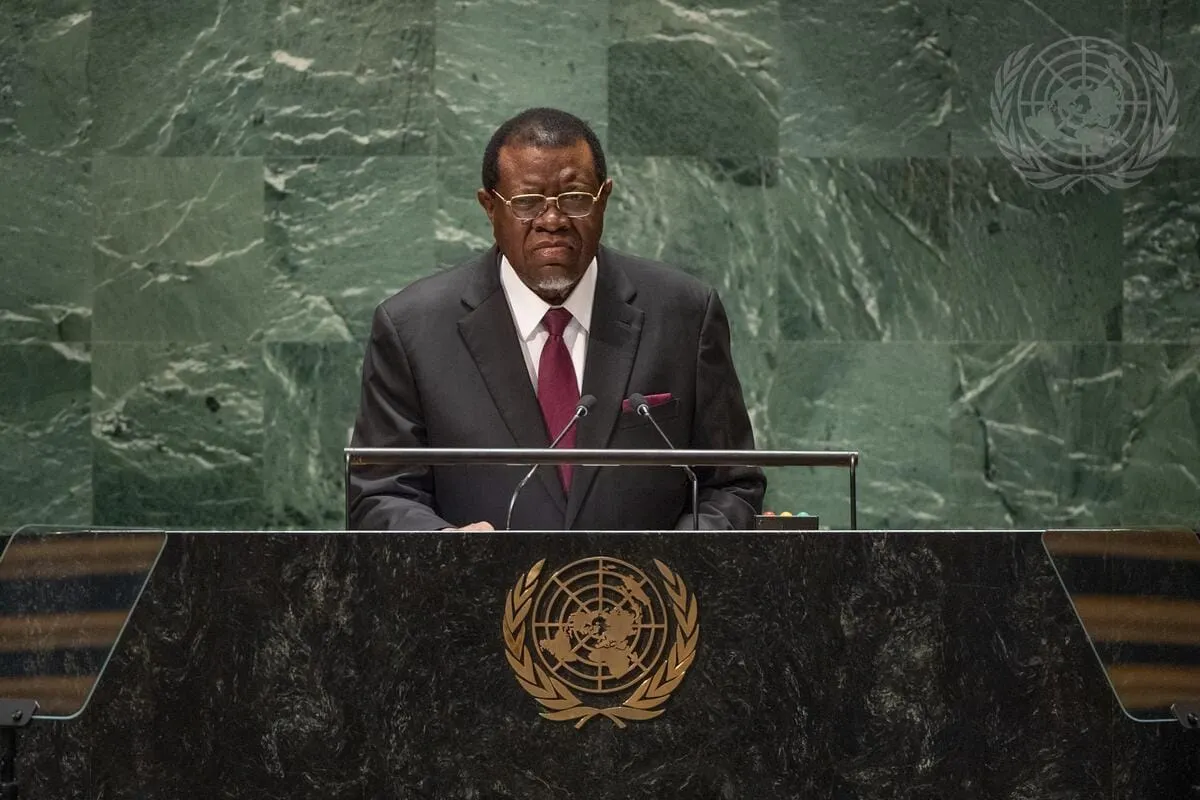 Namibian President Denounces German Support for Israel at ICJ