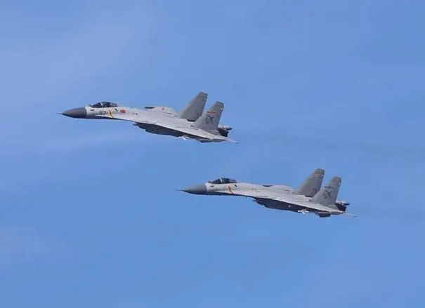 Chinese Navy and Air Force Conduct Major Exercise Around Taiwan