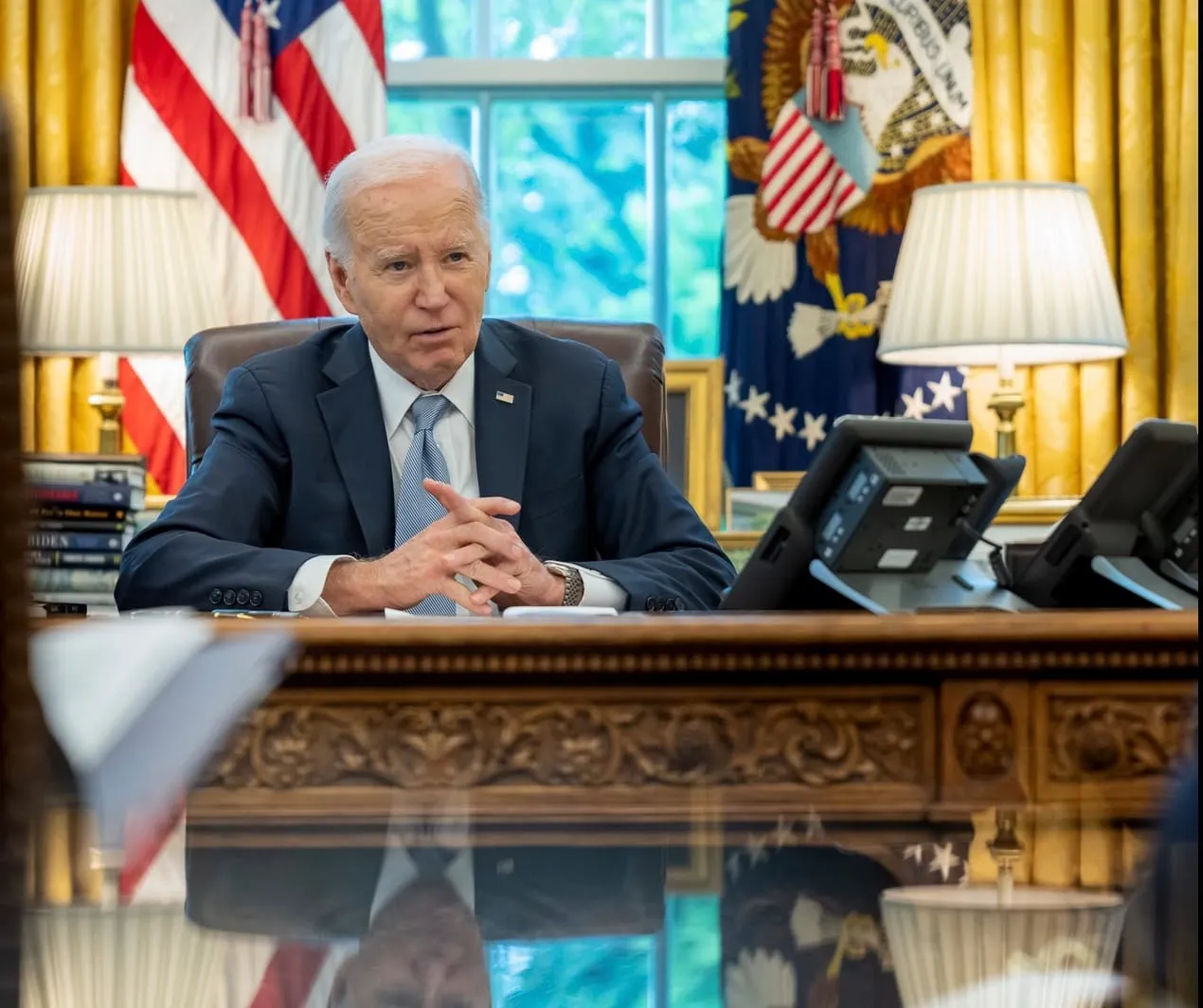 Biden Announces Policy of Closing Down Demonstrations
