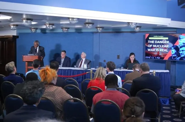 Schiller Institute Holds Explosive Press Conference at the National Press Club on The Danger of Nuclear War