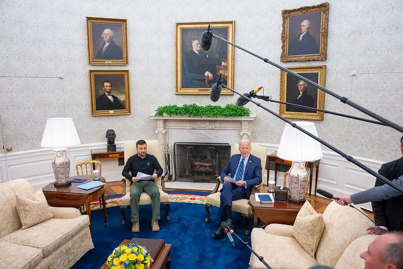 Biden-Zelenskyy Meeting Ends without Announcement on Long-Range Missile Approval