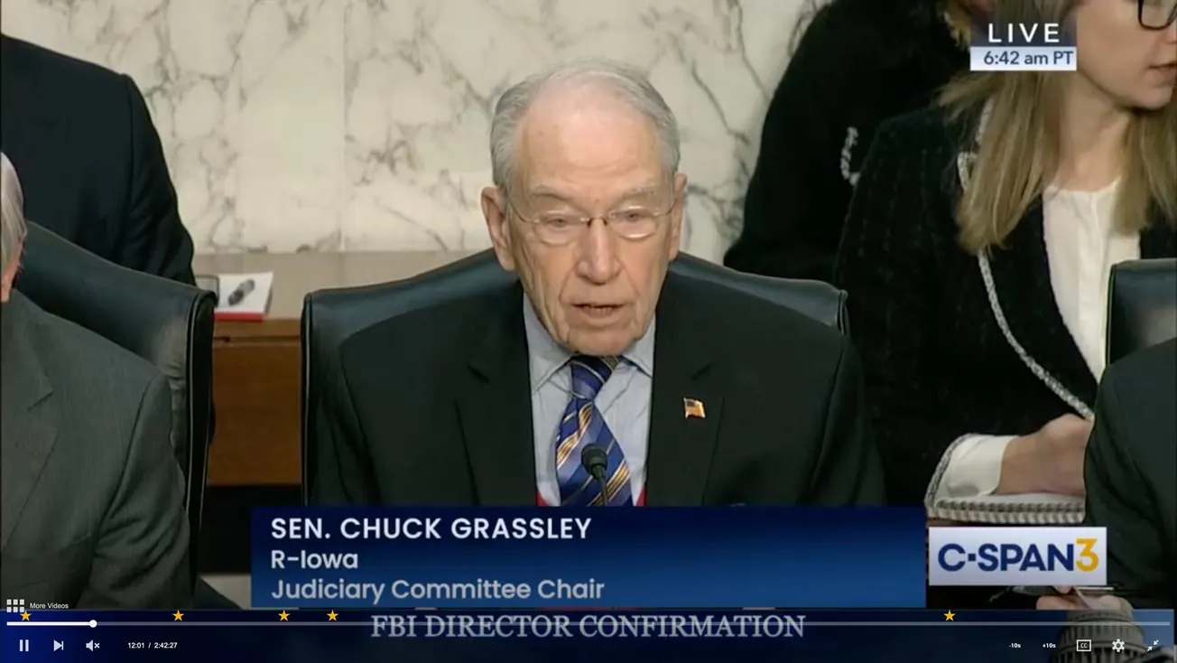 Grassley Releases FBI Whistleblower Documents