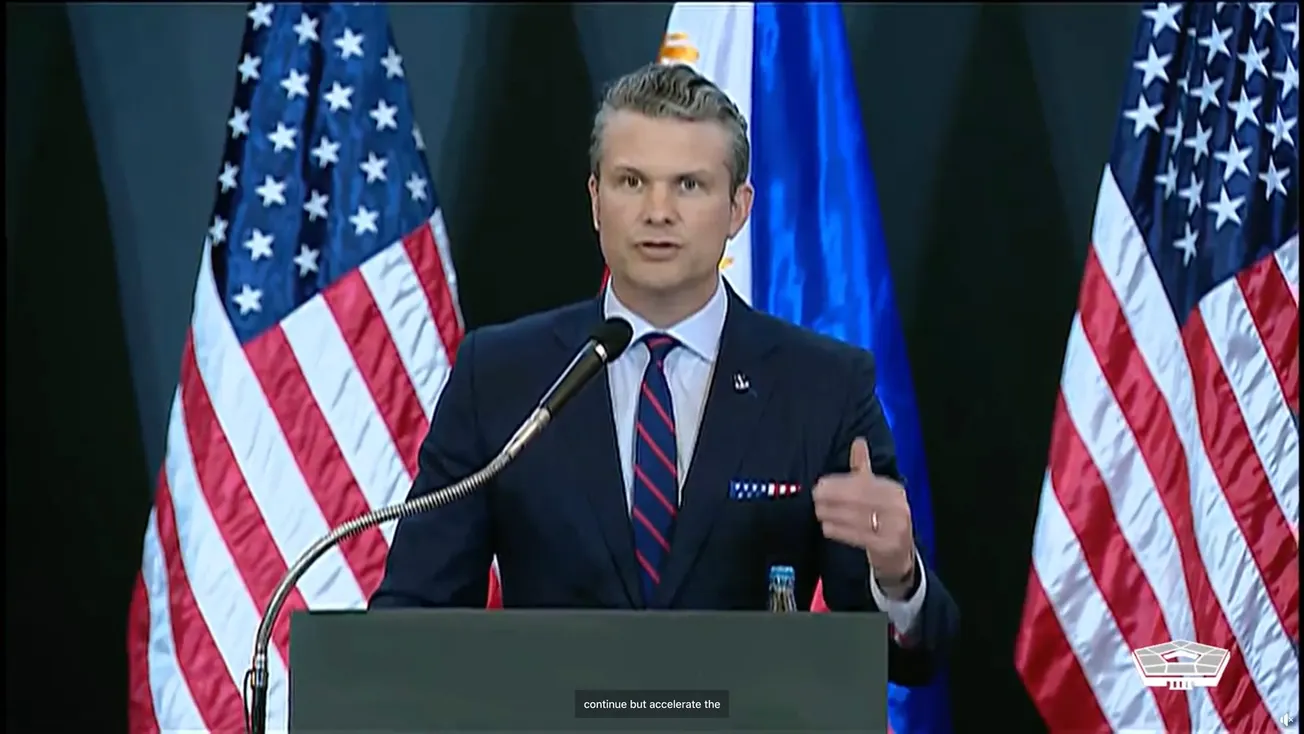 Hegseth in Manila to Promote War against China