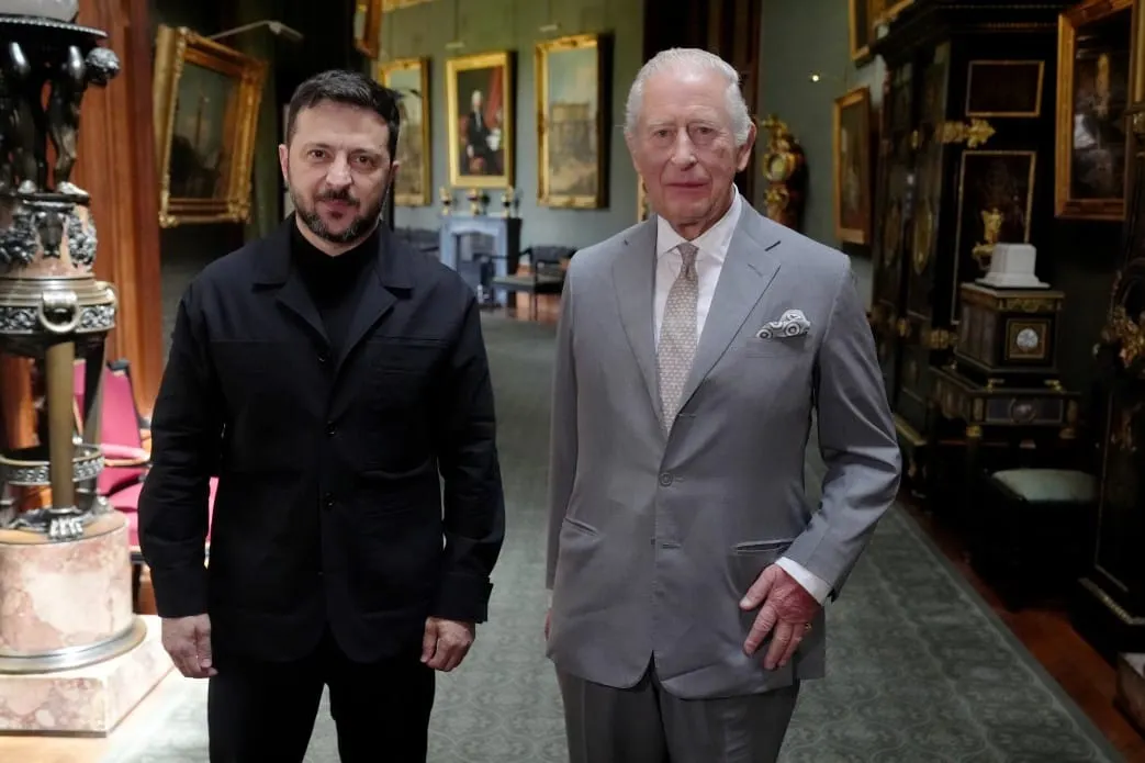 Zelenskyy and King Charles III Meet on Ukraine