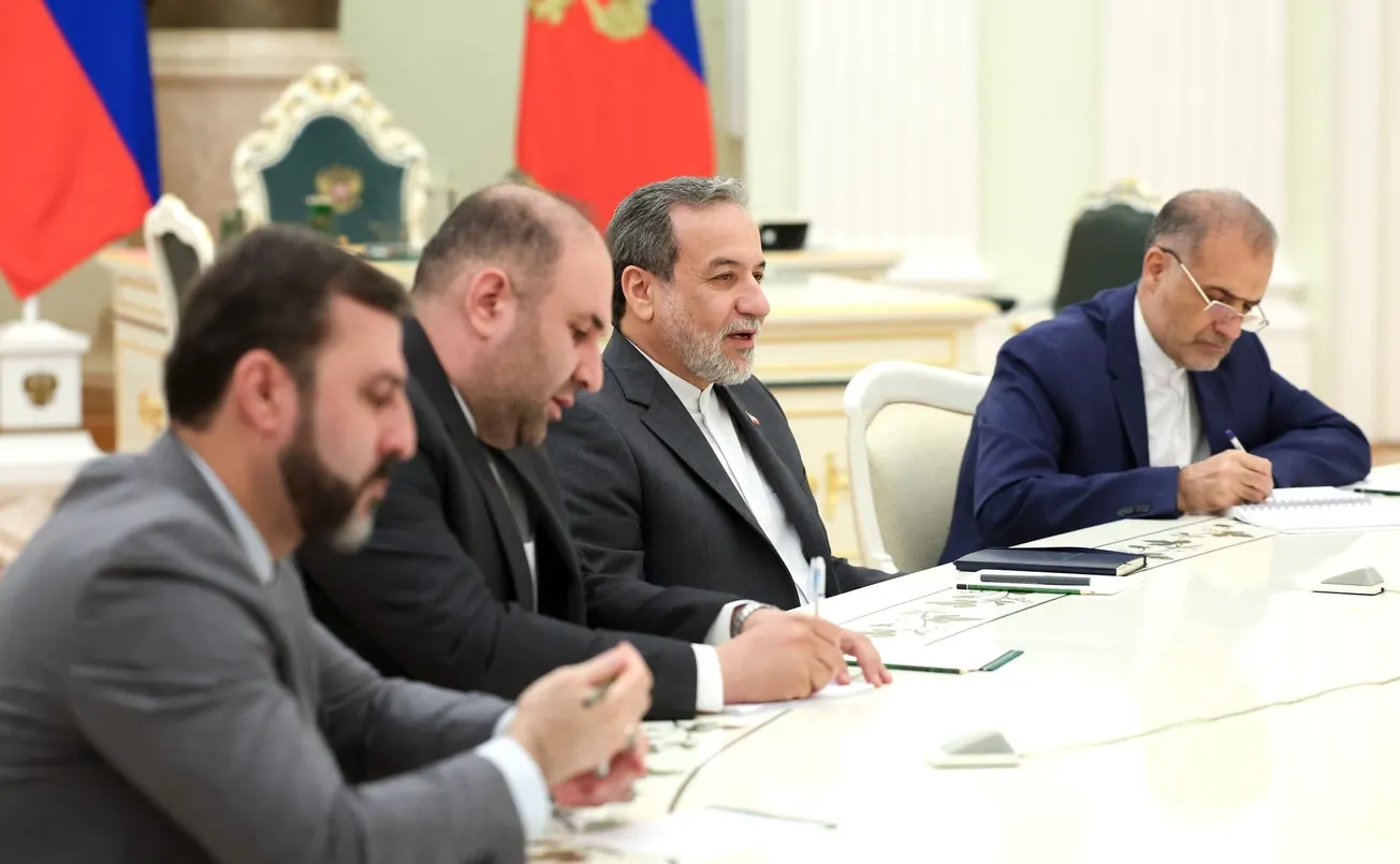 Iran Foreign Minister Araghchi Met with President Putin in Moscow June 23