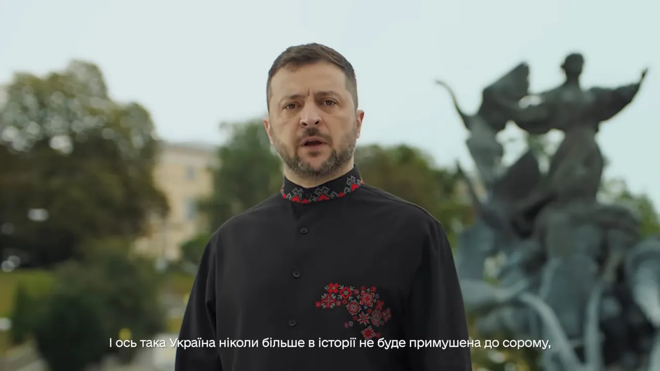 In Independence Day Speech, Zelenskyy Rejects Trump's Calls for Land for Peace