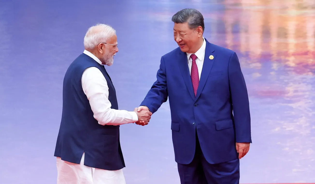 'The Dragon and The Elephant Dance Together' as Xi and Modi Meet