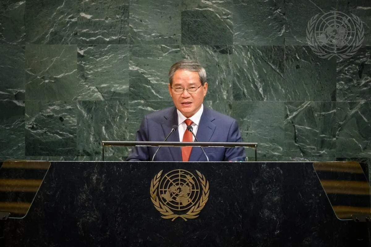 China Premier Li Qiang Tells UNGA, We Must Prevent the Law of the Jungle