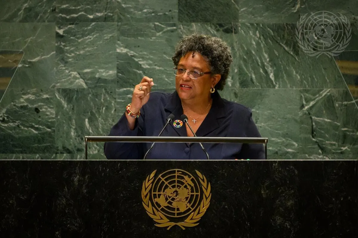 Barbadian Prime Minister Mottley Warns ‘Not a Time for Pirates’ in the Caribbean
