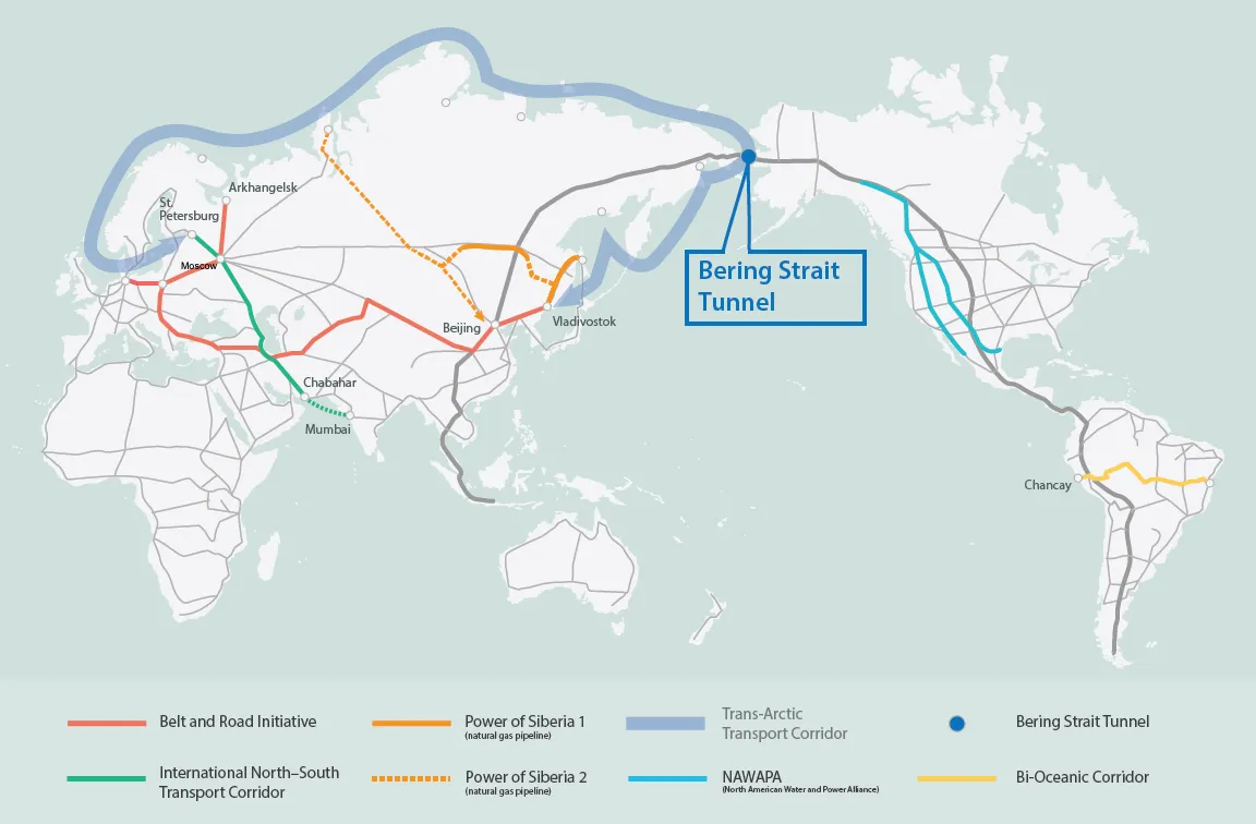 The Bering Strait Tunnel: A Century-Old Dream That Must Be Realized