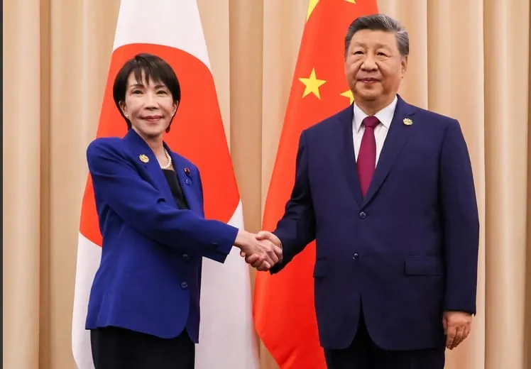Xi Jinping Meets with New Japanese Prime Minister Takaichi