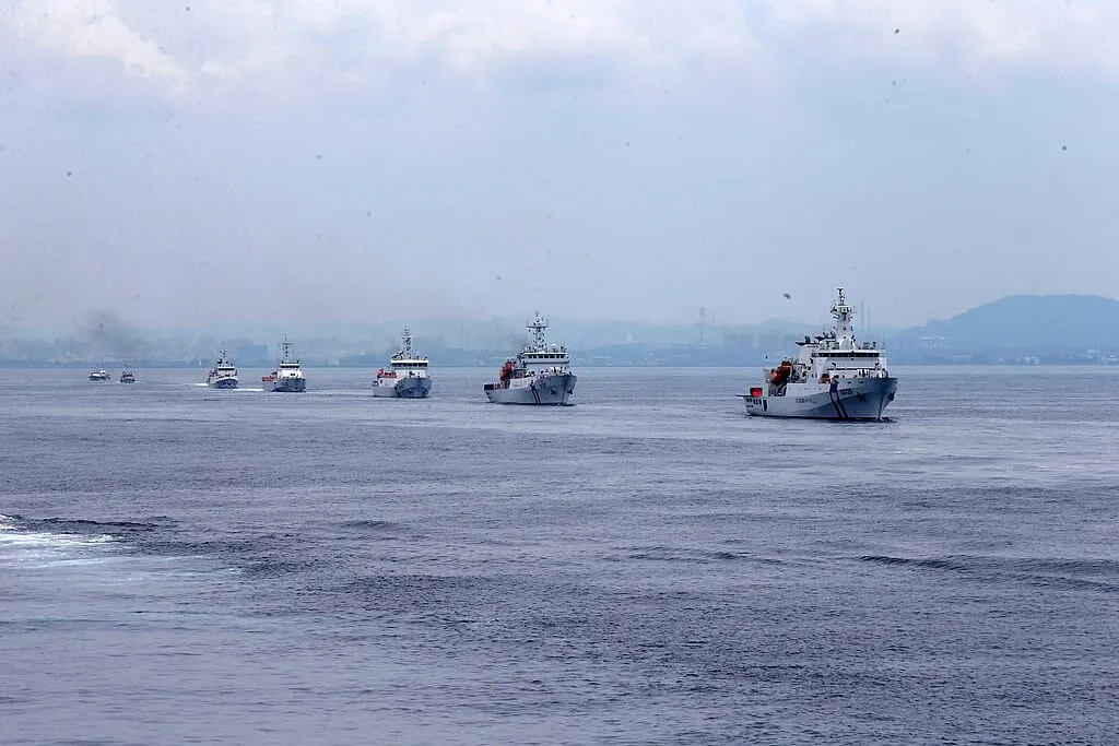 China Coast Guard, Navy Encircle Taiwan in 'Punitive,' 'Deterrent' Deployment