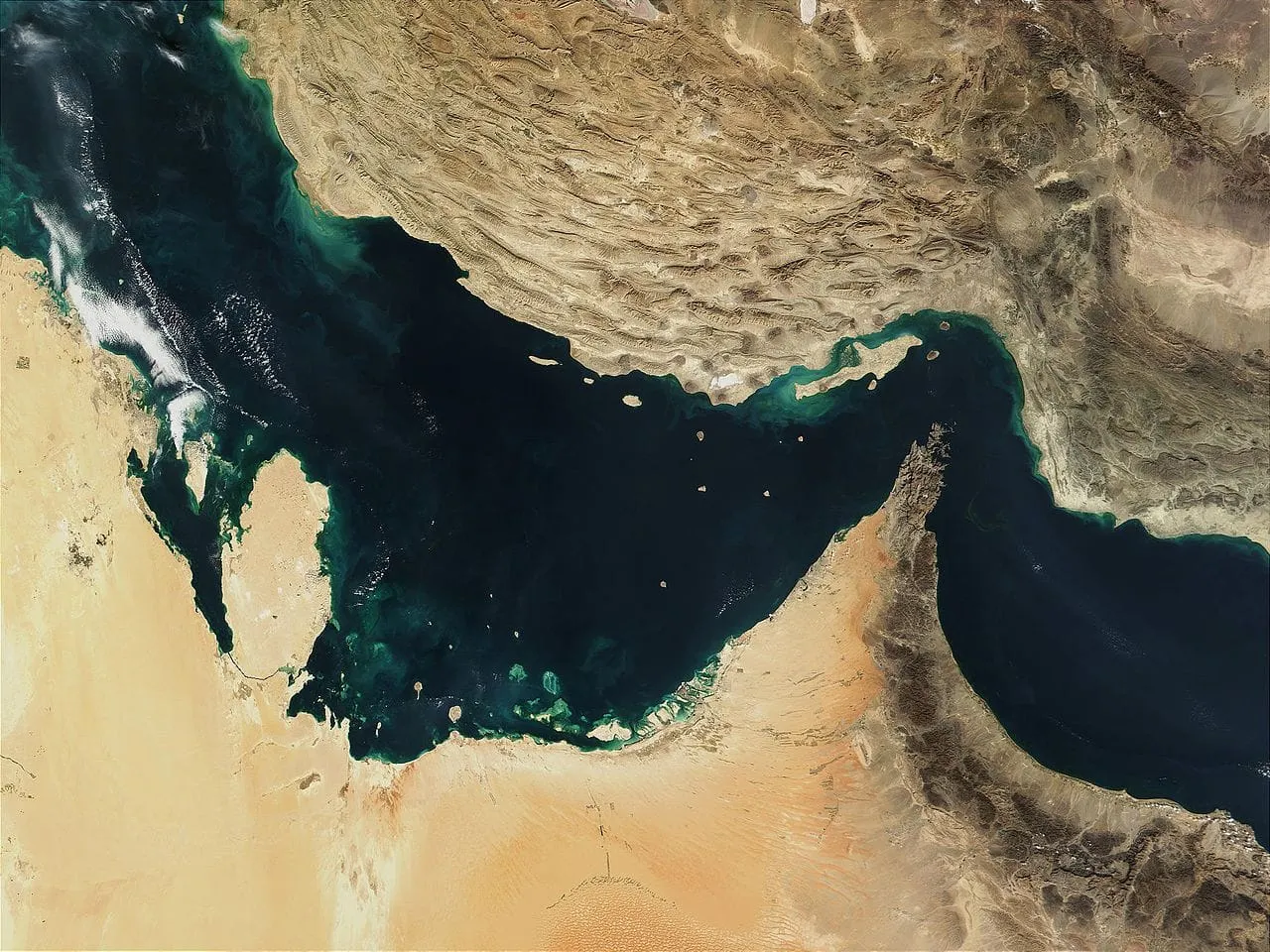 Traffic in the Strait of Hormuz Essentially Stopped