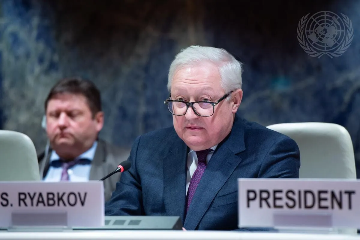 Senior Russian Diplomat Keeps Spotlight on U.S. and Strategic Instability