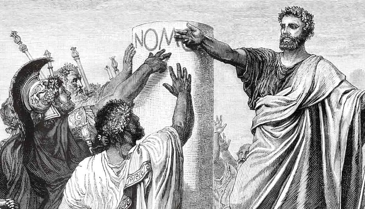 The Physical Economy of Solon, Not Lycurgus