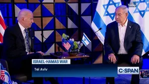 Biden in Israel To Support War on Gaza