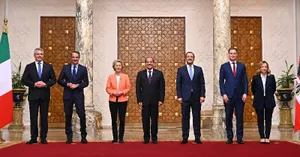 El-Sisi Warns of Dangers from ‘Procrastination’ over Gaza Ceasefire at EU-Egypt Summit