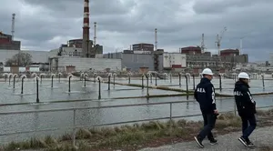 Ukrainian Drones Hit Zaporozhye Nuclear Plant, as Zelenskyy Claims Russia Set Plant on Fire