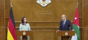 Jordanian Foreign Minister Lectures German Foreign Minister