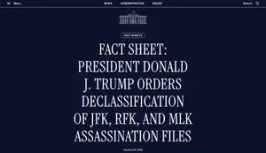 Donald Trump Orders Declassification of JFK, RFK and Dr. Martin Luther King Assassination Records, as Promised