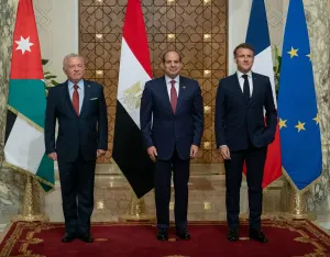 Leaders of Egypt, France and Jordan Call for Implementing Gaza Ceasefire