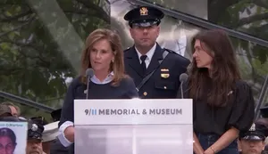 Organizer Terry Strada Breaks the Silence at 9/11 Memorial in NYC