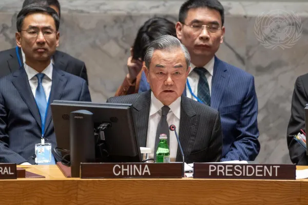 China’s Foreign Minister Wang Yi in Tunisia