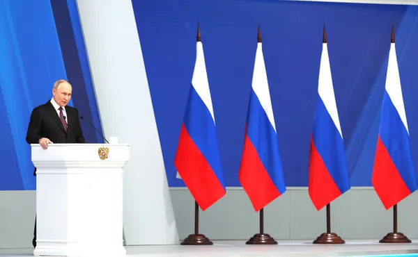 Putin Warns That NATO Troops in Ukraine Could Lead to Nuclear War