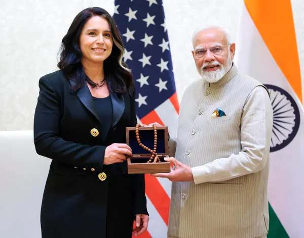 Gabbard at Raisina Dialogue Quotes JFK Speech on Achieving ‘Genuine Peace’