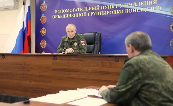 Putin Receives Ukraine Front Line Update