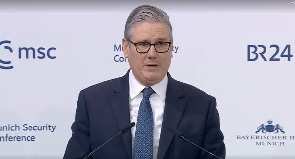 Starmer at Munich: U.K. To Deploy Aircraft Carrier to Arctic This Year 'To Deter Russian Aggression'