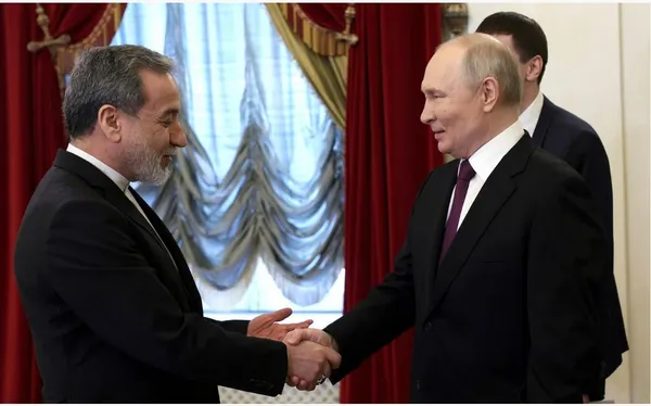 Russian President Putin and Iranian Foreign Minister Araghchi Met in St. Petersburg