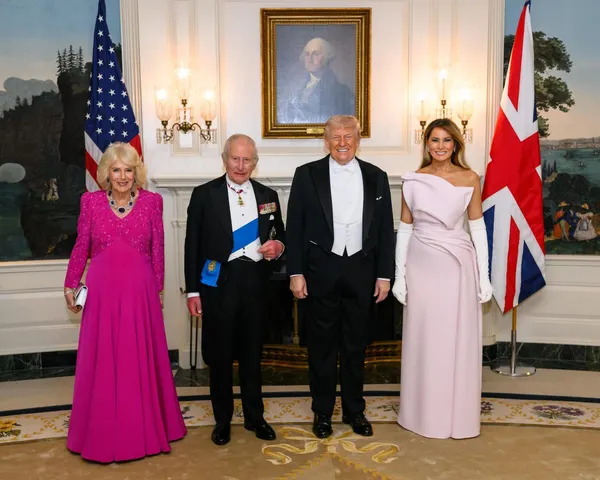 Trump, Melania, Charles, Camila