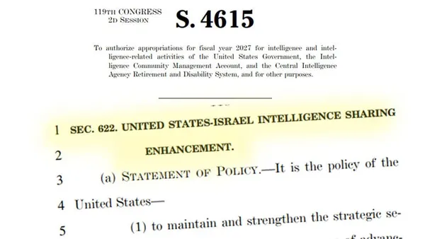 Stop the Treasonous U.S.-Israel Defense Technology Cooperation Initiative