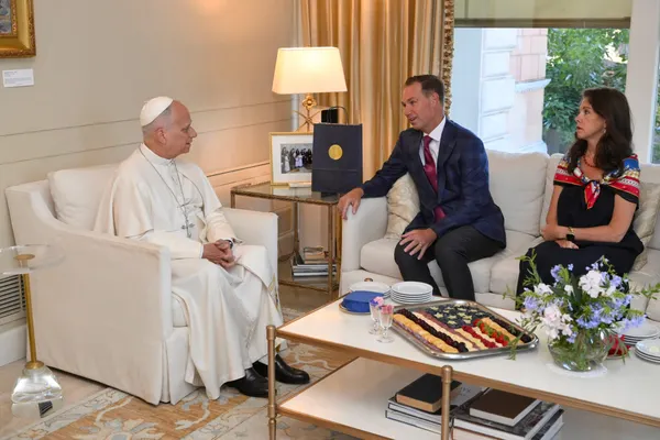 Pope Leo XIV Visited the U.S. Embassy on July 4th