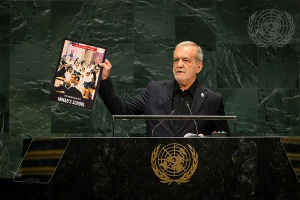 Iran’s Pezeshkian to UNGA: The U.S. and Israel Engaged in Terrorism vs. Iran