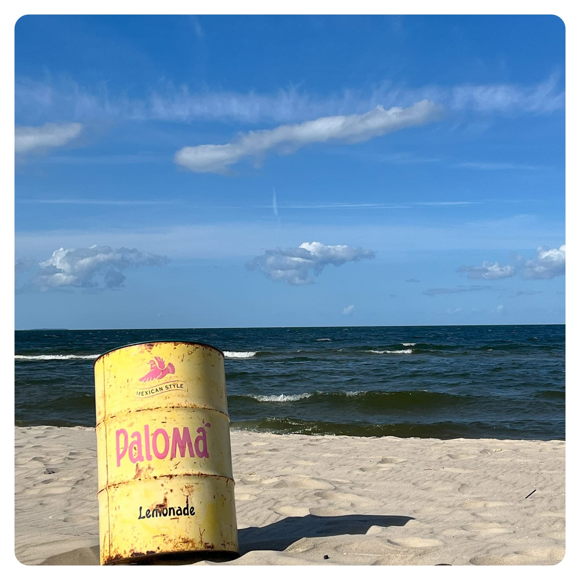 van life vanlavita picture of Usedom sandy beach