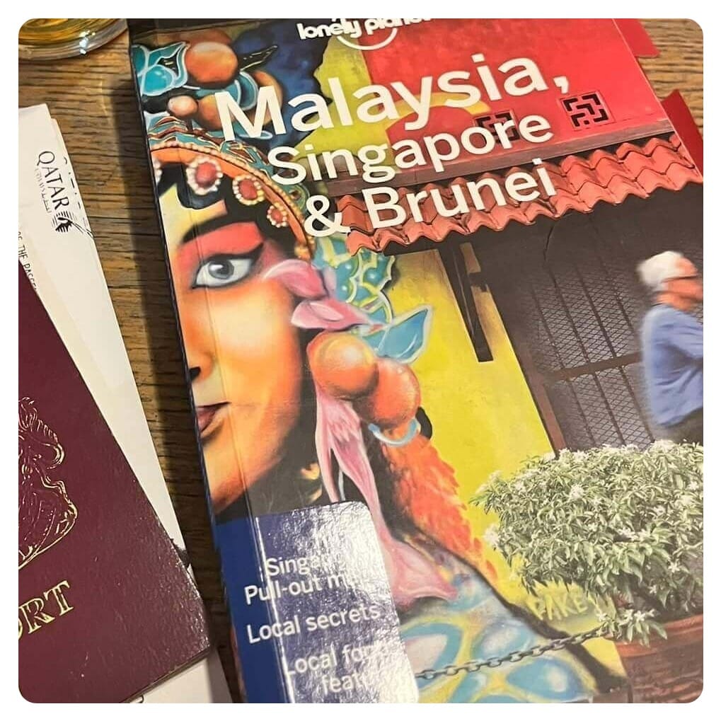 Malaysia guide book with colourful picture