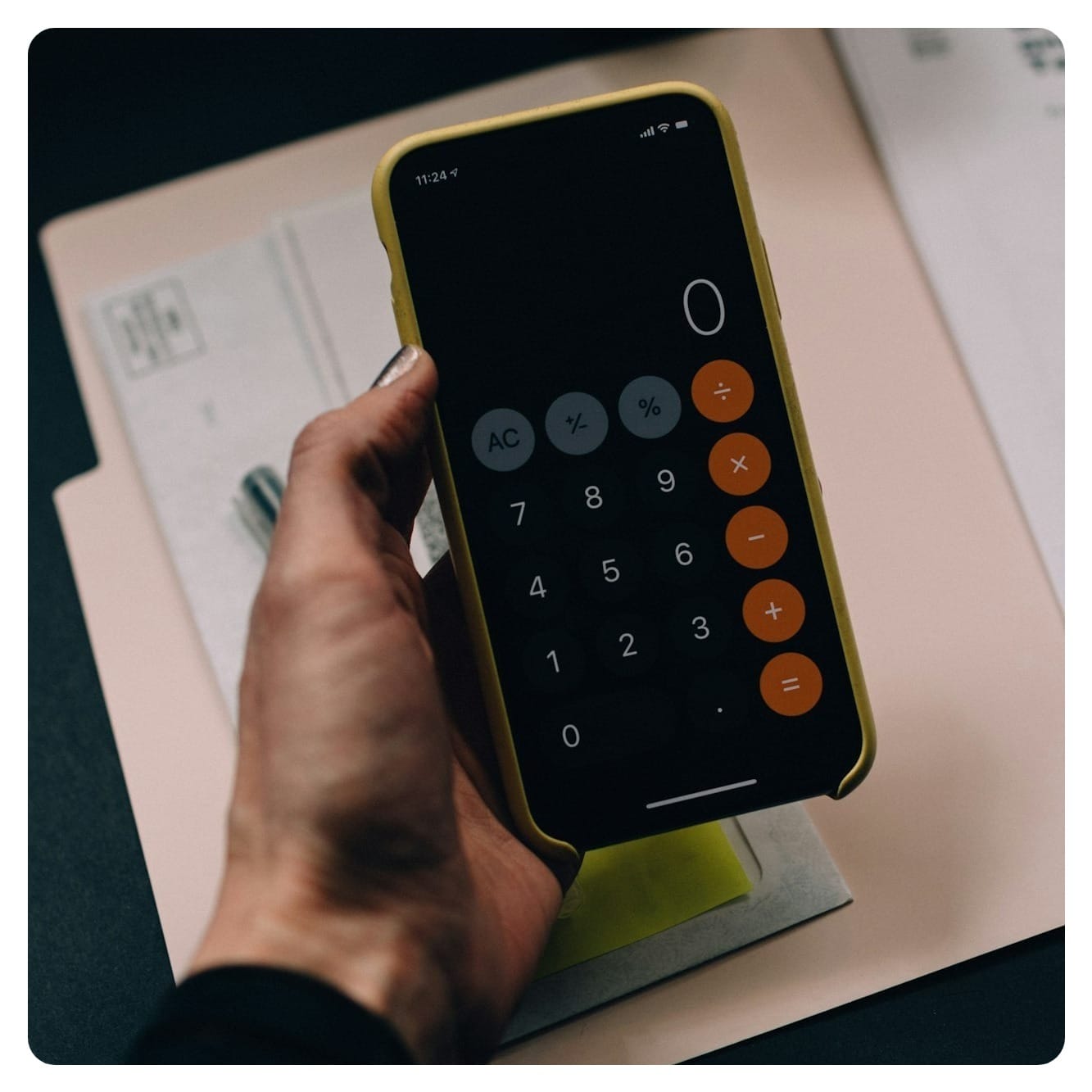 black Android smartphone - budget for van life